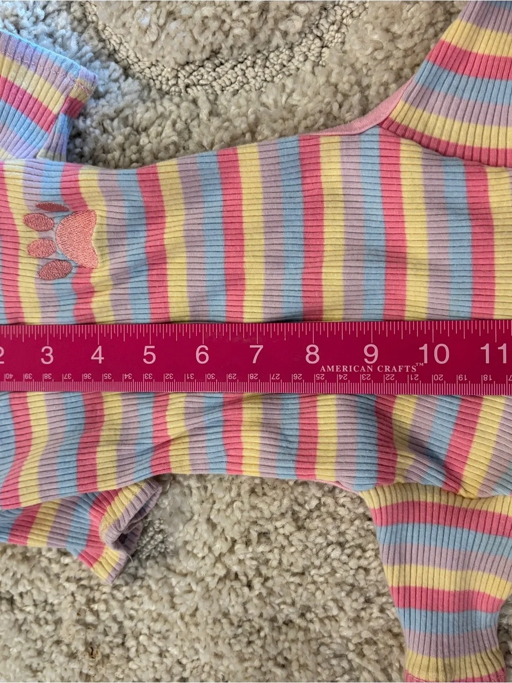 5 dog pajamas- size M